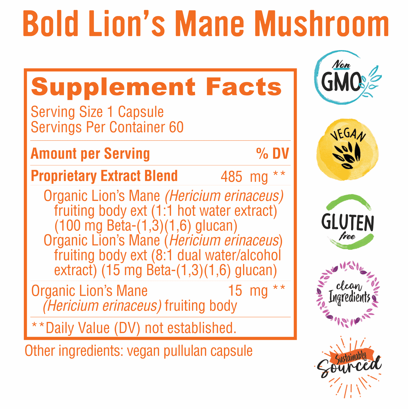 Bold Lion's Mane Mushroom