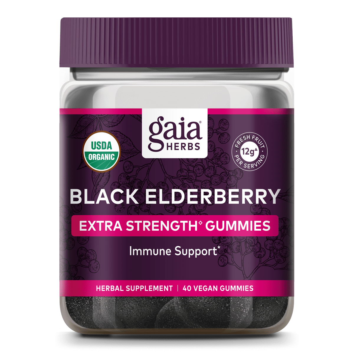 Black Elderberry Extra Strength Gummies